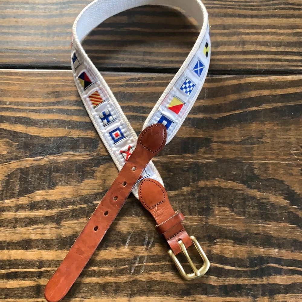 Boys Vintage Flag belt